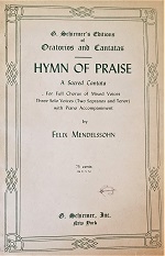 Mendelssohn: Hymn of Praise 