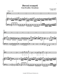 Dovrei Svenarti baritone or bass aria download, intermezzo aria, early music, Baroque aria