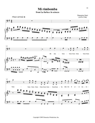 Mi rimbomba baritone or bass aria download, intermezzo aria, early music, Baroque aria