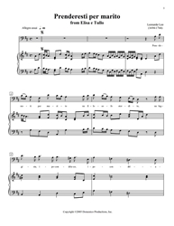 Prenderesti per marito baritone or bass aria download, intermezzo aria, early music, Baroque aria