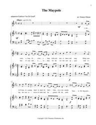 The Maypole Folk song, English, download, print music, The maypole, PDF