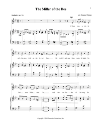 The Miller Dee Folk song, English, download, print music, The Miller Dee, PDF