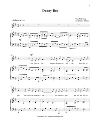 Danny Boy Folk song, English, download, print music, Danny Boy, PDF