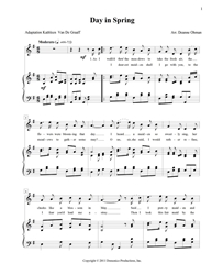 Day in Spring Folk song, English, download, print music , Day in Spring, PDF