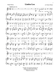 Linden Lea Folk song, English, download, print music, Linden Lea, PDF