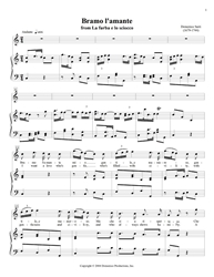 Bramo lamante soprano aria download, intermezzo aria, early music, Baroque aria, Sarri