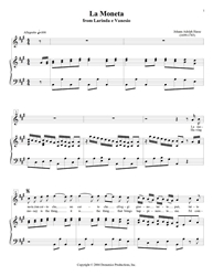 La moneta soprano aria download, intermezzo aria, early music, Baroque aria, Hasse