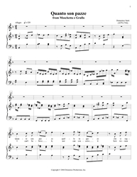 Quanto son pazze soprano aria download, intermezzo aria, early music, Baroque aria, Sarri