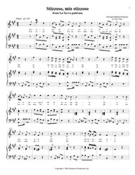 Stizzoso, mio stizzoso soprano aria download, intermezzo aria, early music, Baroque aria, Pergolesi