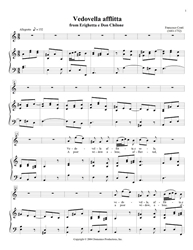 Vedovella afflitta soprano aria download, intermezzo aria, early music, Baroque aria, Conti